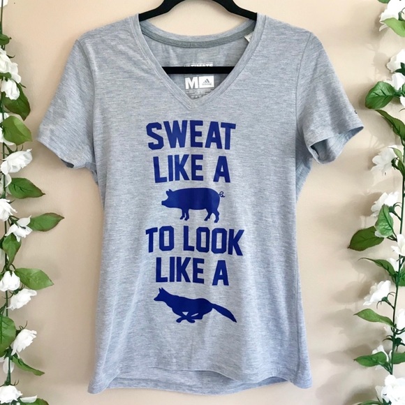 adidas Tops - Adidas Ultimate “Sweat Like A 🐷, Look Like A 🦊”